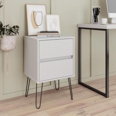 Imagem de Aparador c/ 2 Gaveteiro Branco - Pleno