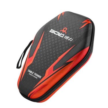 Imagem de HUIOP Bolsa impermeável para raquete de tênis de mesa EVA Ping Pong Paddle capa hexagonal para taco de tênis de mesa