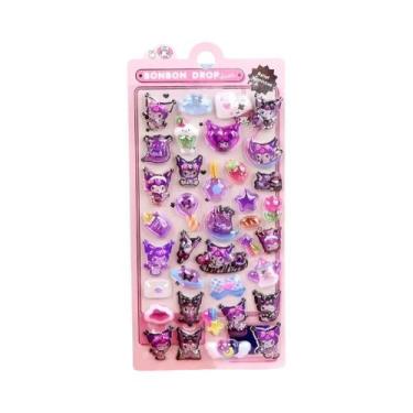 Imagem de Adesivos 3D Kawaii Sanrio Em Relevo Luminosos, Decorações De Cristal K