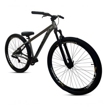 Imagem de Bicicleta Aro 29 Absolute Nero 5 Freeride Single Freio Hidraulico Shimano Mt200 Garfo C-trava Rodas Vmaxx cinza
