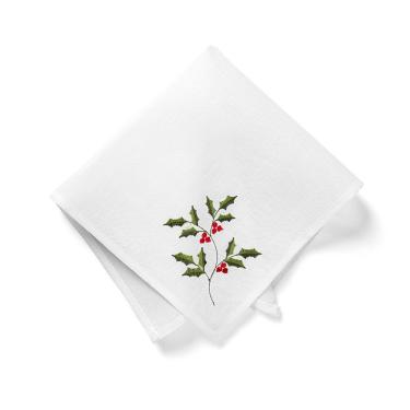 Imagem de Guardanapo Copa E Cia 4 Peças Unité Azevinho Branco