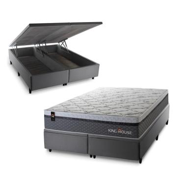 Imagem de Cama Box Baú Benton com Molas Ensacadas 193x203 King House