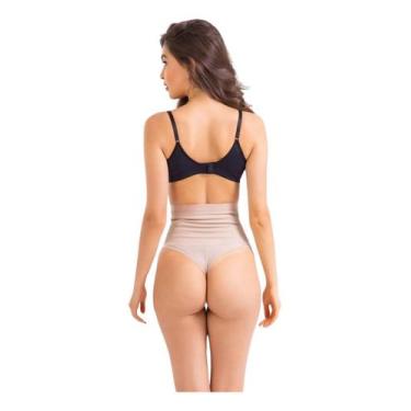 Imagem de Calcinha Fio Dental Emana INFRA Alta Compressão Esbelta 204, Chocolate