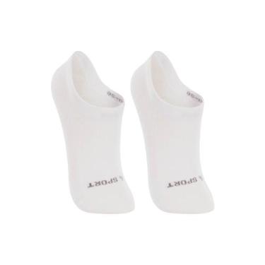 Imagem de Meia Infantil Lupo 02170 Cano Curto, Branco, 30-36