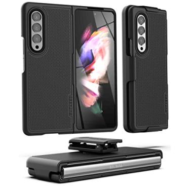 Imagem de Encased Capa DuraClip para Galaxy Z com clipe de cinto, capa fina para celular com coldre para Samsung Z Fold 3