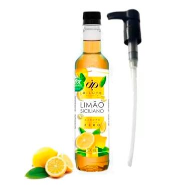 Imagem de Xarope Para Soda Italiana e Drinks Dilute 500ml Com Dosador (500ml, Limão Siciliano 0% Açúcar)