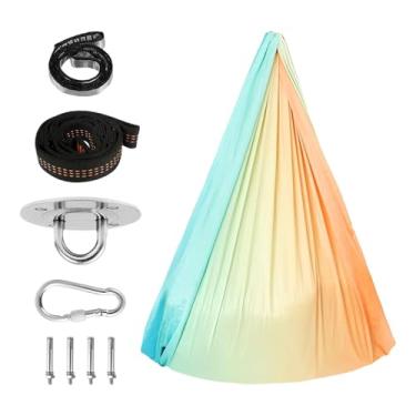 Imagem de Balanços de tecido para crianças internas e sensoriais,Hammock sensorial elástico | Móveis para crianças para crianças