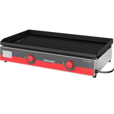 Imagem de Chapa bifeteira elétrica light metalcubas 80 cm 220v cbe800l