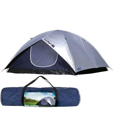 Imagem de Barraca Camping Mor Iglu Luna Até 7 Pessoas Acampamento, Azul
