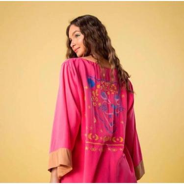 Imagem de Kimono Viscose Sarjada, Rosa T 40 - Fille