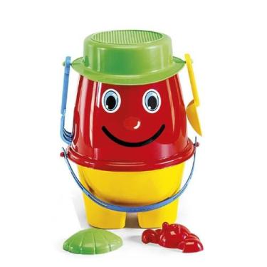 Imagem de Balde Brinquedo Infantil Baldinho Areia Brinquedo Criança - Poliplac, 