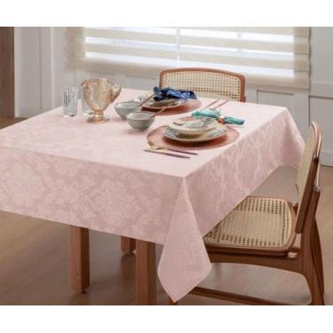 Imagem de Toalha de mesa retangular Jacquard 6 lugares 2,00x1,40m - MAYRA ENXOVA