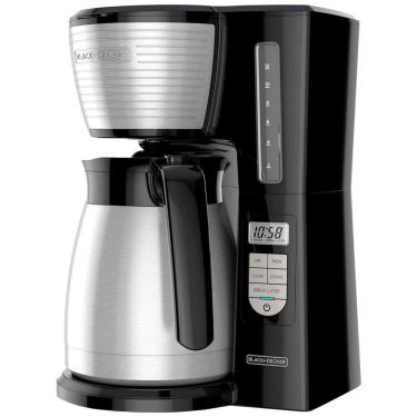 Imagem de Cafeteira Elétrica Programável 1 2.8L de Aço Inoxidável, 110v, BLACKDECKER CM2045B 1, Preto