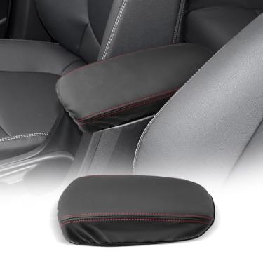 Imagem de CDEFG Capa para console central Toyota Corolla Cross 2022-2025 Capa de caixa de apoio de braço para Corolla Cross (L, LE, XLE) 2022 2023 2024 2025 Acessórios Protetor de descanso de braço Edição SUV