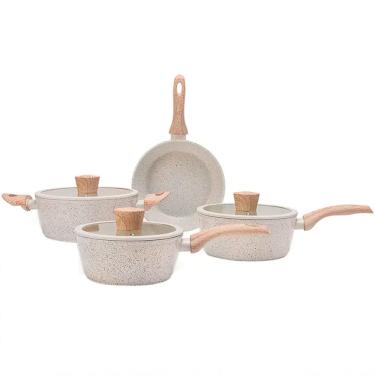 Imagem de Jogo de Panelas Brinox Cerâmica 4 Peças Life Sirius