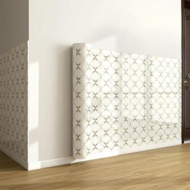 Imagem de Papel de parede de imitação de grão de madeira com textura de mármore de folha dourada autoadesivo à prova d'água e à prova de umidade para sala de estar, banheiro e renovação de cozinha DedeCMS 40