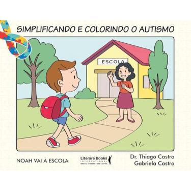Imagem de Simplificando e Colorindo o Autismo - Livro De Colorir - Literare Book