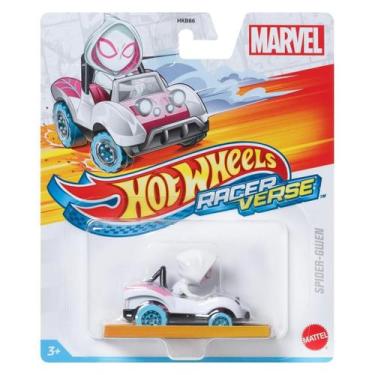 Imagem de Carrinho Hot Wheels RacerVerse Spider-Gwen Marvel Miniatura Diecast Es