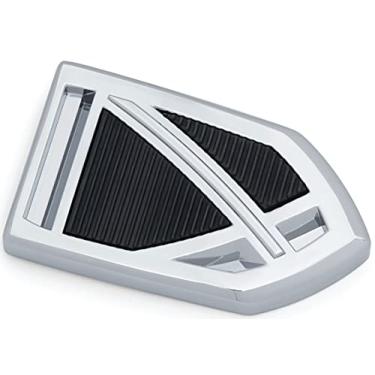 Imagem de Kuryakyn 5748 Almofadas de freio Phantom para motocicletas Harley-Davidson, borracha EPDM premium e 1 parafuso de instalação, cromado