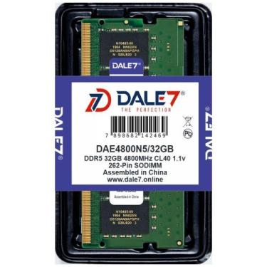 Imagem de Memória Dale7 Ddr5 32Gb 4800 Mhz Notebook 1.1V