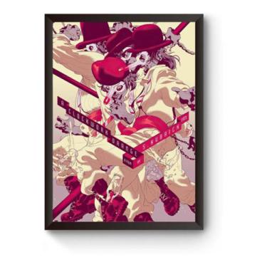 Imagem de Quadro Ilustração Filme Laranja Mecânica Poster Moldurado - Fanarte