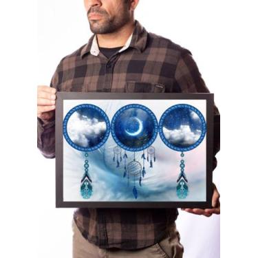 Imagem de Quadro Decorativo Filtro Dos Sonhos Arte Lua Ceu - Fanarte