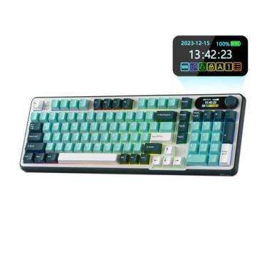 Imagem de Teclado Mecânico RK ROYAL KLUDGE S98 - 98 Teclas com Display Inteligen