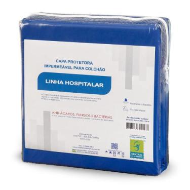 Imagem de Capa Para Colchão King Napa Hospitalar Impermeável Fechamento C/Zíper 