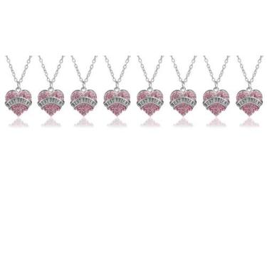 Imagem de Colares Best Friends Forever Folheado Níquel - 8 Pçs - Milena Folheado