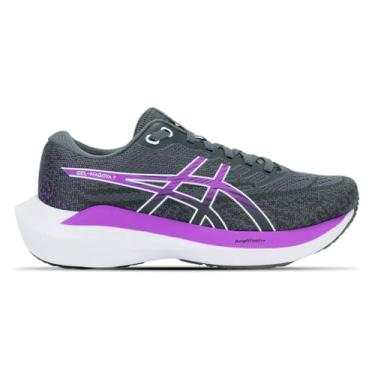 Imagem de Tênis Asics Gel-nagoya 7 Feminino - Cinza/roxo - 35