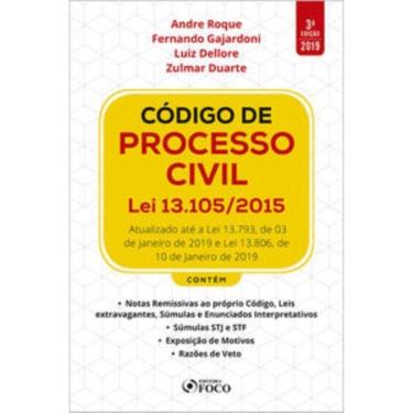Imagem de Código de Processo Civil: Lei 13.105/2015- 3ª edição - 2019