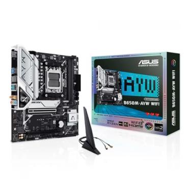 Imagem de Placa-Mãe ASUS B650M-AYW WIFI mATX, AM5, DDR5, PCIe 5.0, Wi-Fi 6 90MB1KI0-M0EAY0