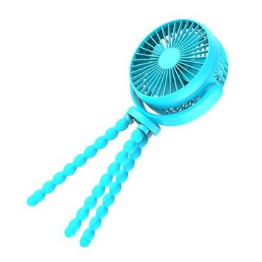 Imagem de Generic Ventilador Portátil, 2600 MAh 360 Graus Girando Clipe de tripé No Ventilador para o Assento do Carro (Azul-marinho)