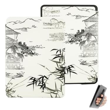 Imagem de GUKSRASO Capa para Kindle Paperwhite 12ª Geração (7") / Colorsoft Signature Edition 2024 - com Função Automática de Dormir/Despertar e Alça de Mão