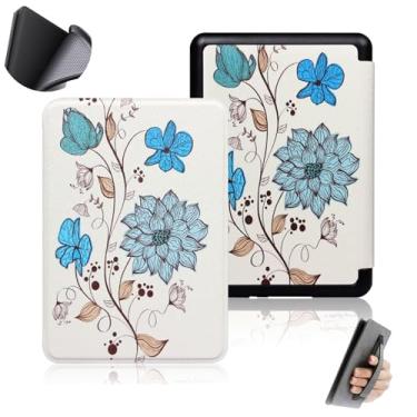 Imagem de GUKSRASO Capa para 7" Kindle Paperwhite 12ª Geração (2024)/ Colorsoft Signature Edition - Material TPU à Prova D'água com Suspensão Automática, Alça de Mão
