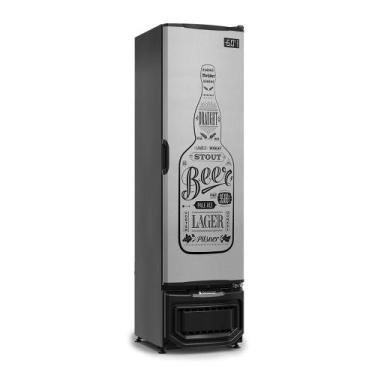 Imagem de Cervejeira com Porta Cega Adesivada 228L GCB23EGW Gelopar 110V, 110V, 
