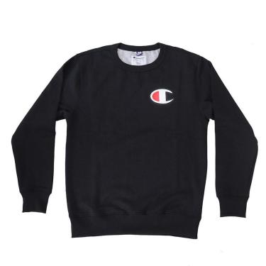 Imagem de Moletom Champion Careca Big C Logo - Preto-Masculino