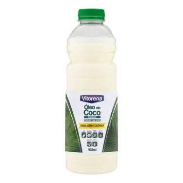 Imagem de Óleo De Coco Extra Virgem Vitorena Garrafa Sem Glúten 900 Ml