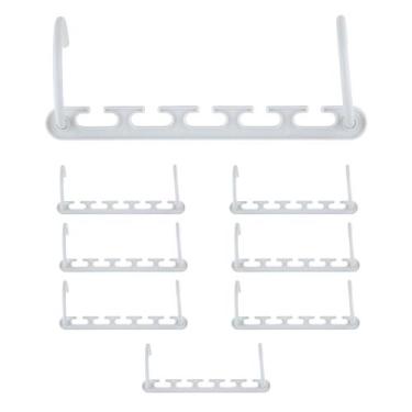 Imagem de Cabideiro Organizador de Roupas 8 peças Cabide Multifuncional espaço C