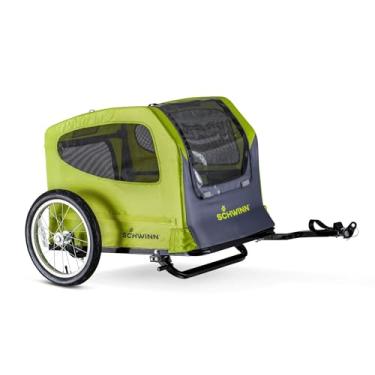 Imagem de Schwinn Rascal Bike Pet Trailer, para cães pequenos e grandes, grande, cinza