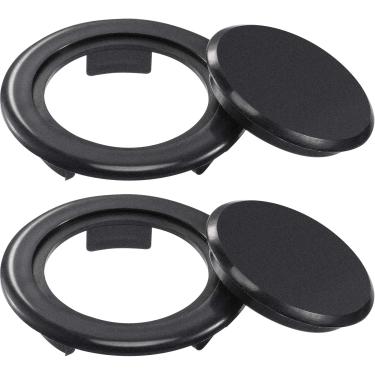 Imagem de Conjunto de 2 conjuntos de 5 cm para guarda-sol de mesa de pátio e conjunto de tampa, conjunto de anel de guarda-chuva de tamanho padrão mais grosso conjunto de plugue e tampa para guarda-chuva de