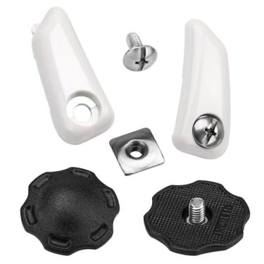 Imagem de Alça para capacete de futebol americano com parafusos e porcas em T + parafusos de polegar para capacete de futebol