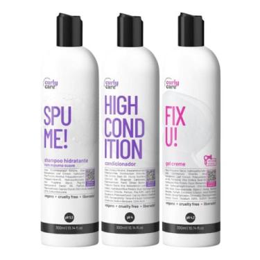 Imagem de Kit Shampoo Spume, High Cond e Fix U Curly Care