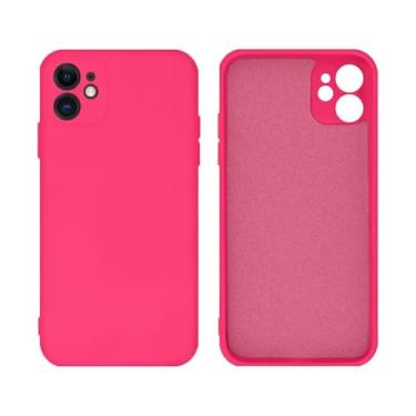 Imagem de Capinha Compativel com iPhone 11 Com Proteção de Câmera em Silicone com Interior Aveludado