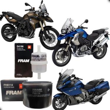 Imagem de Filtro de oleo e  combustivel bmw carburada c650 f800 r1200 - Fram