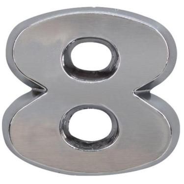 Imagem de Emblema Numerico Caminhão VW Constellation Numero 8 Cromado - Cepam