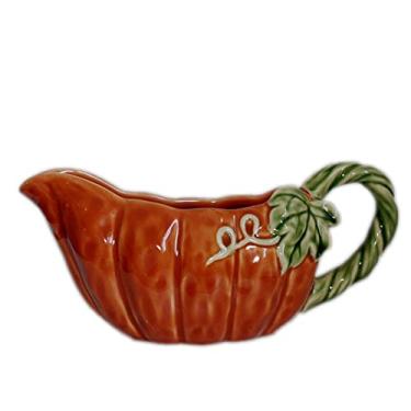 Imagem de Molho de cerâmica pontiagudo, jarro de leite de abóbora, restaurante, criativo, pote de tempero, utensílios de mesa