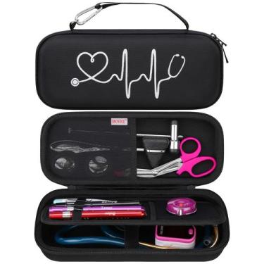 Imagem de Estojo de estetoscópio BOVKE para 3M Littmann Cardiology IV Black