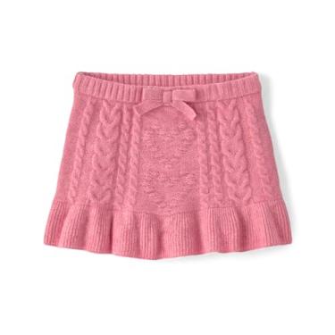 Imagem de Gymboree Saias de malha para meninas e crianças pequenas, Coração rosa, 4 Anos