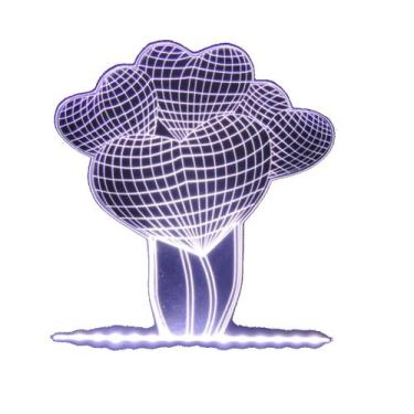 Imagem de Luminaria LED - Baloes Coracao 3D - Persona Store